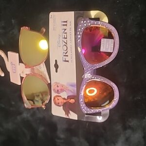 WAS  $30. Disney Frozen II Glittery Princess Kids Sunglasses - Purple and Black